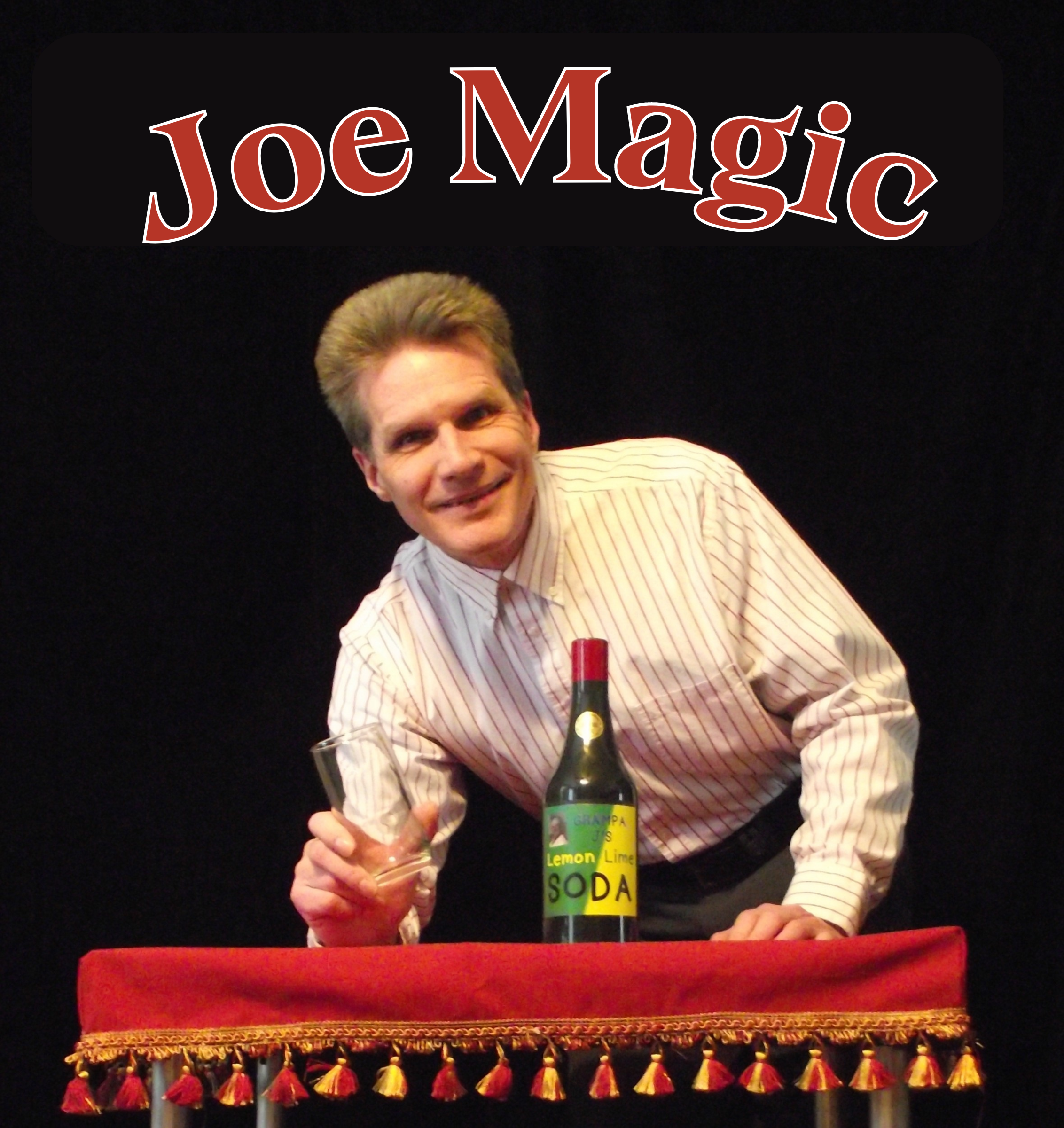 Joe Lyons performing magic