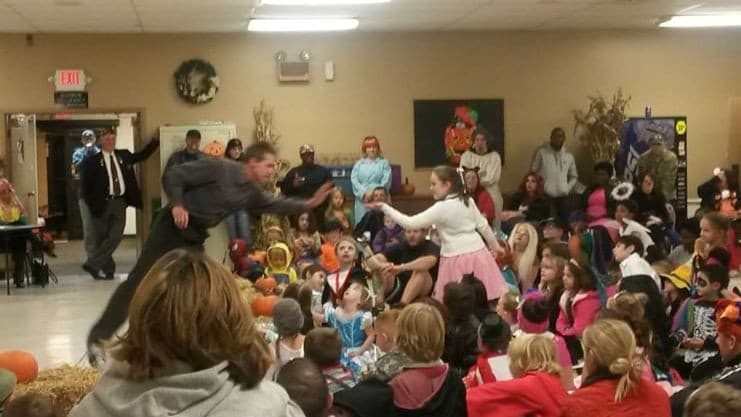 Joe Lyons magic performance 1